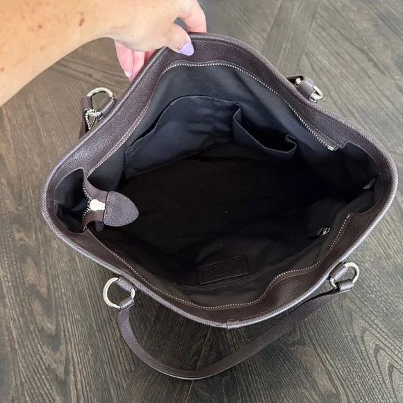 Coach Brown Signature Tote - Picture 4 of 7